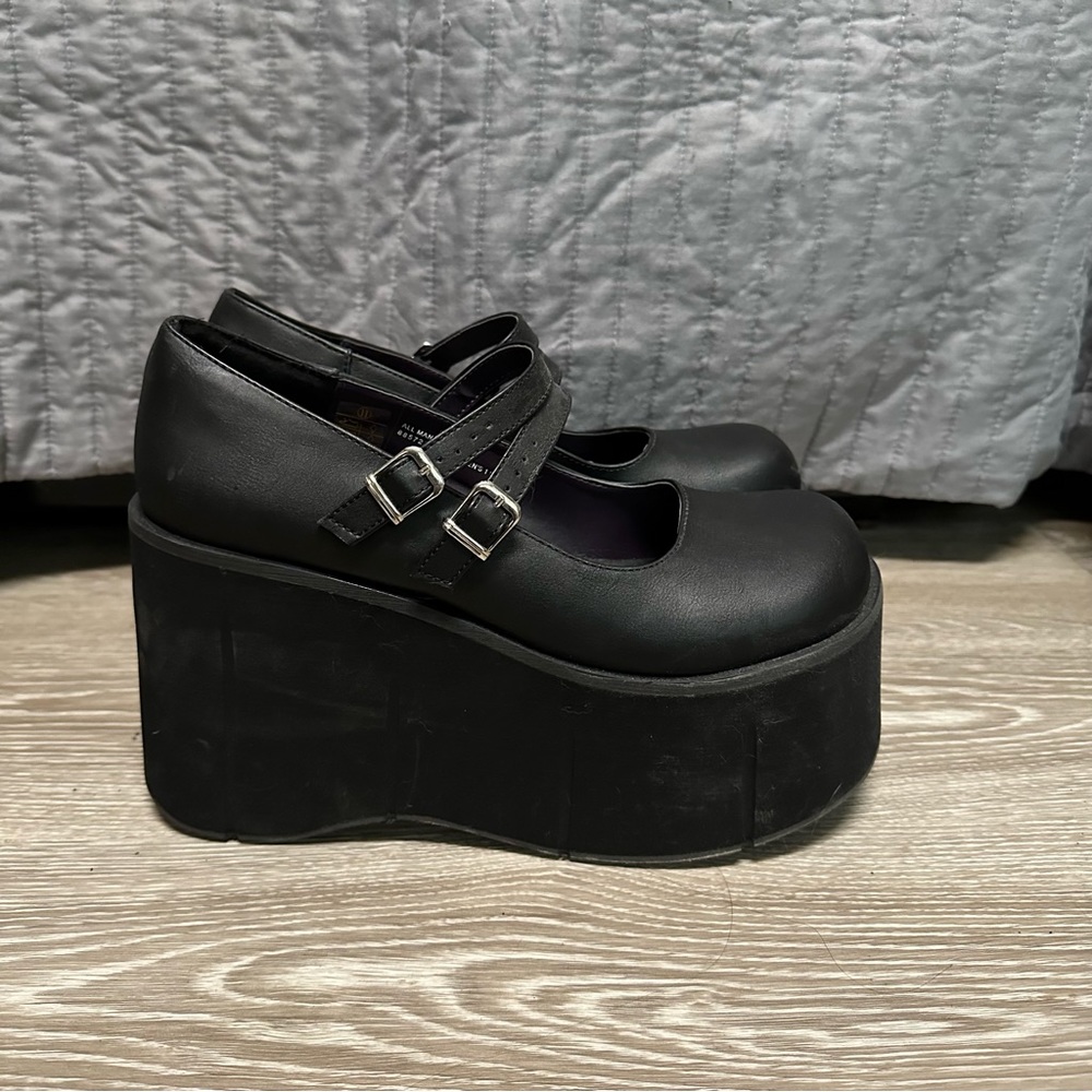 Demonia Dollhaus Platform Mary Janes